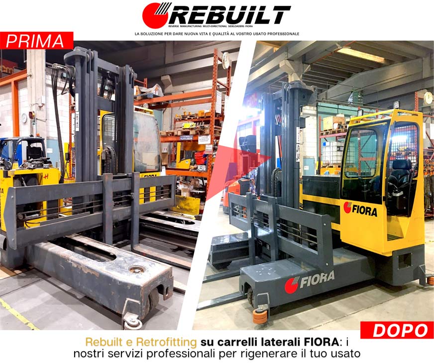 Rigenerazione Carrelli elevatori laterali Fiora